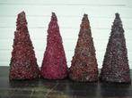kerstmis 4 kerstboompjes hoogte 17 cm nieuw, Ophalen of Verzenden, Nieuw