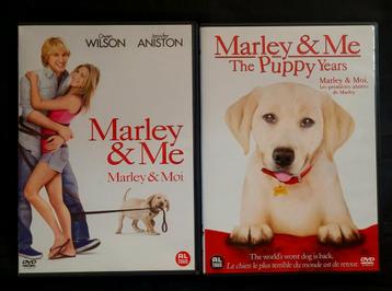 2x DVD Marley & moi 1 & 2 - Jennifer Aniston 