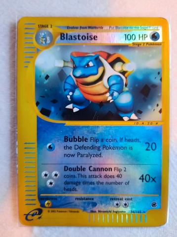 BLASTOISE expedition 2002 reverse holo beschikbaar voor biedingen