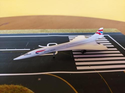 British Airways Concorde Herpa Wings 1/500, Hobby & Loisirs créatifs, Modélisme | Avions & Hélicoptères, Comme neuf, Avion, 1:200 ou moins