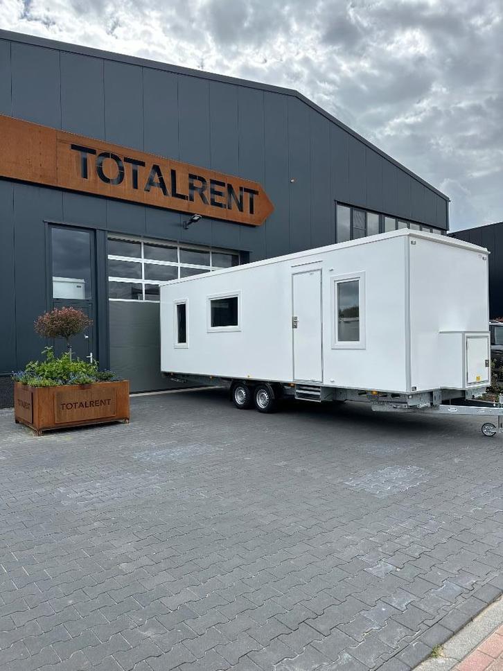 Te huur koop woonunit werfkeet caravan scanvogn toilet, Hobby en Vrije tijd, Feestartikelen | Verhuur, Nieuw, Ophalen of Verzenden