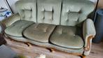 Retro 3 en 1 zit en salontafel., Huis en Inrichting, Ophalen, Gebruikt, Hout