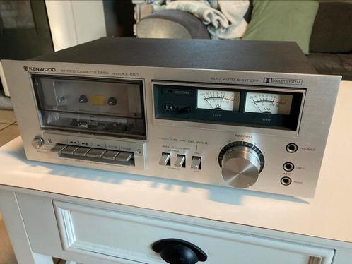 KENWOOD DECK VINTAGE ONBERISPELIJK GERENOVEERD, Audio, Tv en Foto, Cassettedecks, Kenwood, Ophalen of Verzenden