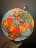 Vends globe terrestre lumineux vintage, Ophalen of Verzenden, Verlicht, Zo goed als nieuw