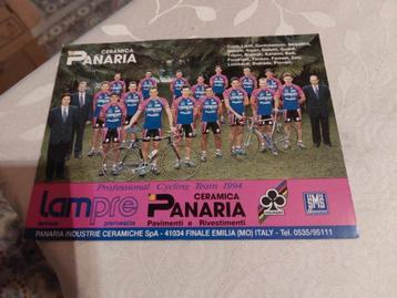 Wielerkaart : Lampre-Panaria 1994 beschikbaar voor biedingen