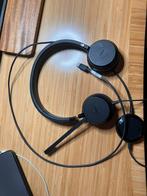Jabra Evolve 20 MS headset met USB C aansluiting, Ophalen, On-ear, Bedraad, Volumeregelaar
