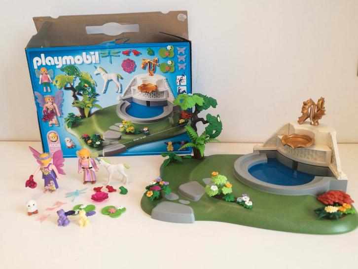 Playmobil Elfentuin met echte fontein, Kinderen en Baby's, Speelgoed | Playmobil, Zo goed als nieuw, Complete set, Ophalen