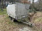 aanhangwagen dubbele as, Ophalen, Gebruikt
