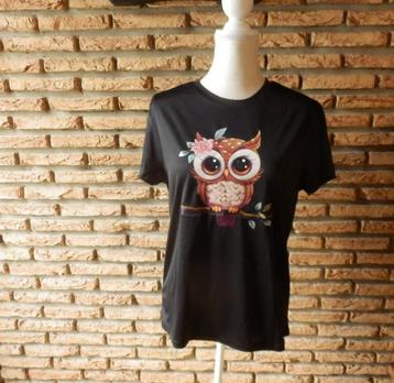 (18)- tee shirt femme t. 40 noir - shein - neuf - beschikbaar voor biedingen