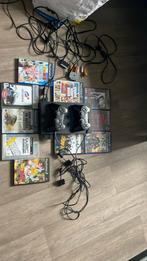 PlayStation 2 ( Remise en main propre ), Games en Spelcomputers, Met 2 controllers, Gebruikt, Met games, Zwart