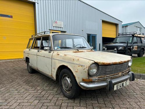 Simca 1501 Tourist 1968 schuurvondst, Auto's, Oldtimers, Particulier, Te koop, Overige merken, Benzine, Break, 4 deurs, Handgeschakeld