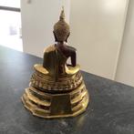 Bouddha Thaï en bronze, Antiek en Kunst, Kunst | Beelden en Houtsnijwerken, Ophalen of Verzenden