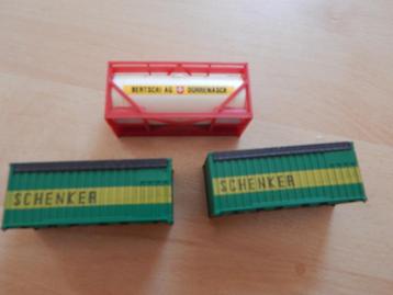 3x 20ft Container 2x Schenker en 1x Bertschi beschikbaar voor biedingen