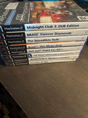 Playstation 2 games beschikbaar voor biedingen