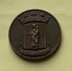 Penning Medaille Bastogne, Ophalen of Verzenden, Brons