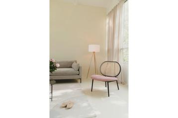 Toonzaalmodel - LOUNGE CHAIR SPIKE NATURAL/PINK beschikbaar voor biedingen