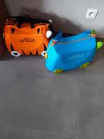 2 kinderkoffers (trunki), Handtassen en Accessoires, Ophalen, Zo goed als nieuw, Wieltjes