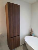 Badkamerkolomkast Balmani Lucida - Amerikaanse notelaar, Huis en Inrichting, Ophalen, (Half)hoge kast, Minder dan 50 cm, Nieuw