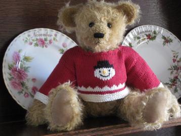 Teddybeer Elodie handgemaakt ! 35 cm beschikbaar voor biedingen