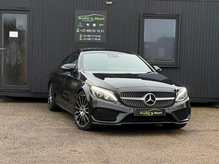 Mercedes-benz c220d coupe AMG 2018 leder pano 12M GARANTIE, Autos, Mercedes-Benz, Entreprise, Achat, Classe C, Adapté aux personnes handicapées