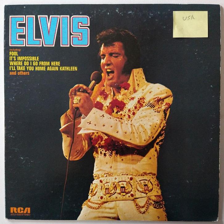 Elvis Presley - LP - Elvis (Fool), Cd's en Dvd's, Vinyl | Rock, Zo goed als nieuw, Ophalen