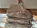 Poncho veste, Kleding | Dames, Te & me paris, Ophalen, Zo goed als nieuw, Beige