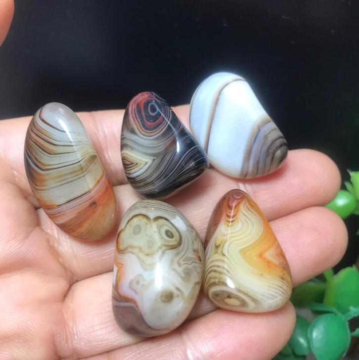 5 Prachtige agaat stenen uit Madagaskar (M2), Collections, Minéraux & Fossiles, Envoi