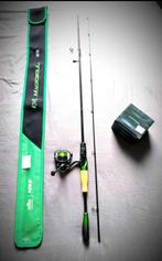 MSS-hengel: 200 cm - 2/10 gr + Histar 800 haspel + nylon, Ophalen of Verzenden, Nieuw, Complete set