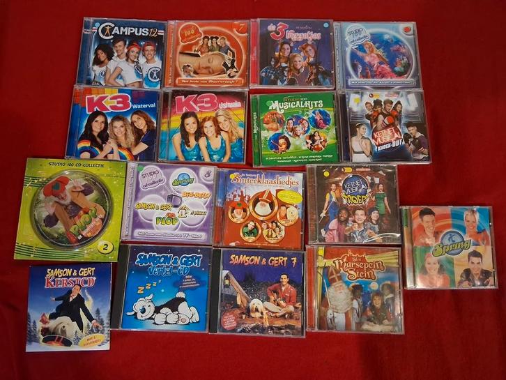 Cd´s studio 100; samson, k3, musicals, spring uit te kiezen, Cd's en Dvd's, Cd's | Kinderen en Jeugd, Zo goed als nieuw, Muziek
