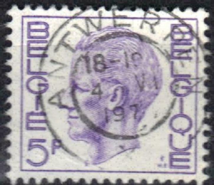 Belgie 1971-1972 - Yvert 1581D/OBP 1645 - Boudewijn (ST), Postzegels en Munten, Postzegels | Europa | België, Gestempeld, Koninklijk huis