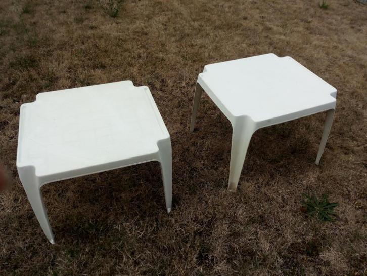 2 Tables + 2 Chaises de Jardin - Enfant, Huis en Inrichting, Tafels | Statafels, Gebruikt, Ophalen