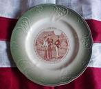 Assiette parlante en faïence Longwy, Enlèvement ou Envoi