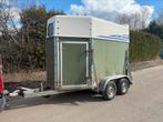 Paardentrailer blanco gekeurd / beestenwagen, Dieren en Toebehoren, Ophalen, Gebruikt, Hout, 2-paards trailer