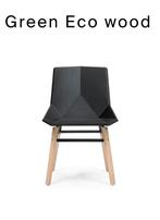 Design stoelen Mobles 114 The Green eco chairs 4 x zwart, Comme neuf, Noir, Enlèvement