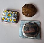 Vintages poederdozen, Antiek en Kunst, Curiosa en Brocante, Ophalen