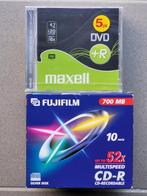 Lot DVD-R en CD-R sealed, Computers en Software, Nieuw, Dvd, Ophalen