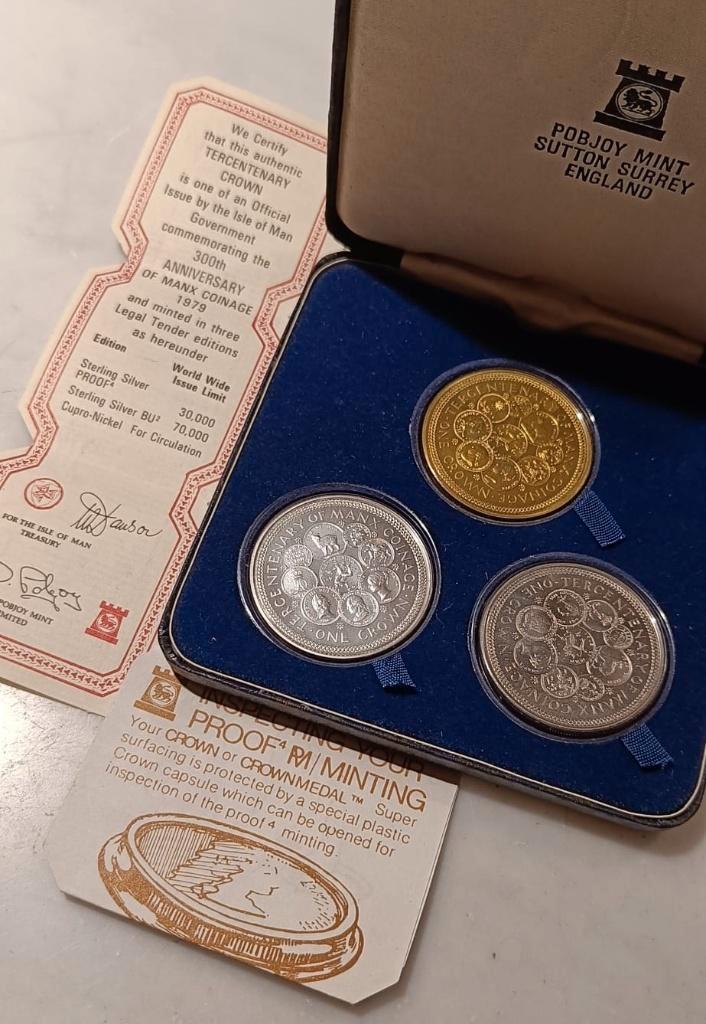 Manx Coinage 1979 (set Zilvermunten), Postzegels en Munten, Munten | Europa | Niet-Euromunten, Setje, Overige landen, Zilver, Ophalen