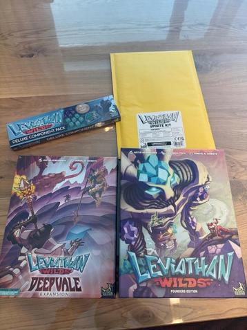 Leviathan wilds + expansion + deluxe components beschikbaar voor biedingen