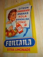 Fontana reclamebord, Verzamelen, Ophalen of Verzenden, Zo goed als nieuw, Reclamebord