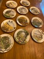 Vitaghe borden (11st.), Ophalen of Verzenden, Zo goed als nieuw