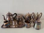 Grote set verzilverd theeservies, Ophalen
