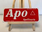 Apo mineraal water reclamebord, Verzamelen, Ophalen of Verzenden, Gebruikt, Reclamebord