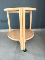 Vintage design side table bijzettafel Scandinave, Huis en Inrichting, Tafels | Bijzettafels, Ophalen, Gebruikt, Hout
