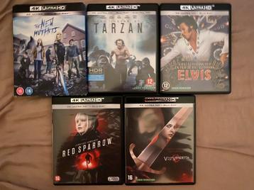 Enkele 4K-films aan € 10 per stuk beschikbaar voor biedingen