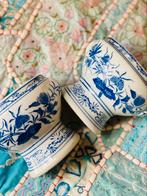 Chinees blauw wit porselein bowls, Antiquités & Art, Enlèvement ou Envoi