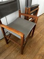 Teak Regissuersstoelen - nog 7 stuks beschikbaar, Ophalen, Gebruikt, Bruin, Regiseurstoelen