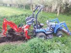 micro tracteur iseki 25cv + équipements, Tuin en Terras, Zitmaaiers, Ophalen, Gebruikt, ISEKI, 120 cm of meer