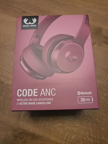 Fresh 'n Rebel Code ANC RUBY RED, Audio, Tv en Foto, Hoofdtelefoons, Bluetooth, Op oor (supra aural), Zo goed als nieuw, Ophalen