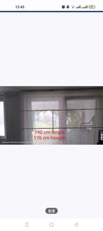 Zebra rol gordijnen, Huis en Inrichting, Stoffering | Gordijnen en Lamellen, Ophalen, Zo goed als nieuw, Wit