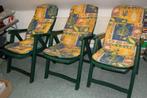 3 chaise jardin pliante cordoba avec dossier inclinable, Jardin & Terrasse, Chaises de jardin, Comme neuf, Enlèvement